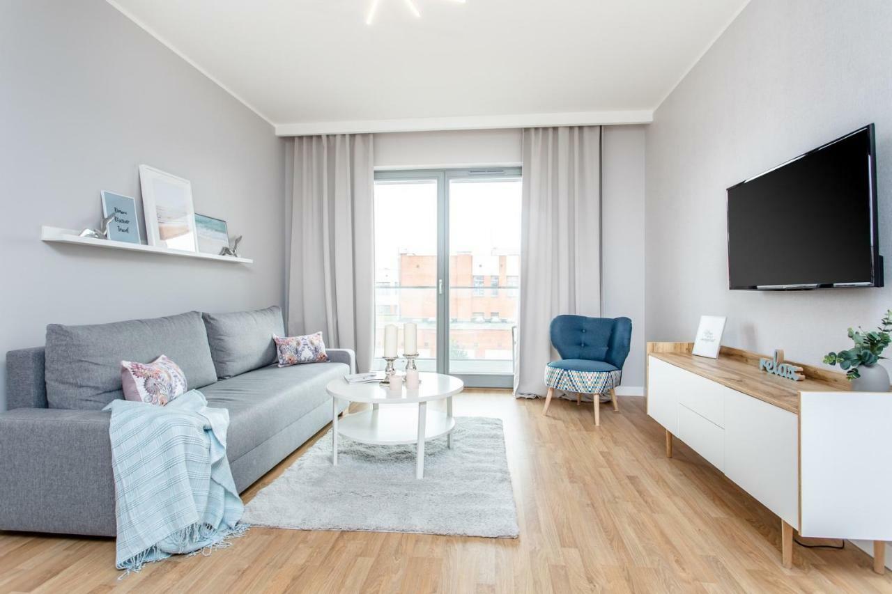 Seaside Beach Przy Plazy - Parking - Praia Apartments - Ergo Polsat Plus Arena Gdansk Exterior foto